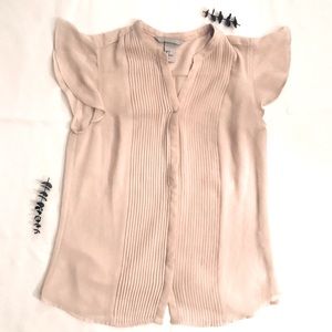 H&M Ruffle Sleeve Blouse Top